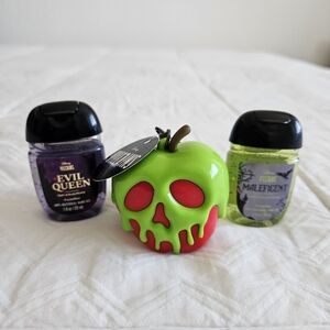 Bath & Body Works Disney Snow White Evil Queen Pocketbac Holder 2 Sanitizers